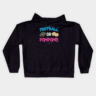 Football Quote for your Gender Reveal Family Kids Hoodie